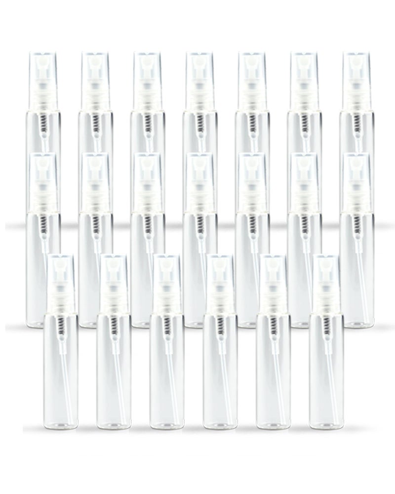 ZbFwmx 20 Pack Set 10ML Protable Refill Bulk Atomizer Spray Travel Perfume Bottle Hydrating Empty Bottle (Clear-1) - Image 1
